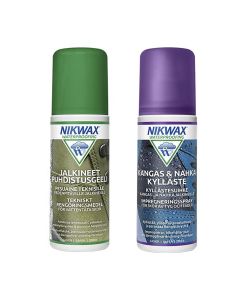 Nikwax Nikwax Footwear Cleaning Gel & kangas- & nahkakyll&auml;stesuihke 125 ml