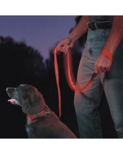 Nite Ize NiteDawg LED -talutushihna 1,5 m, punainen