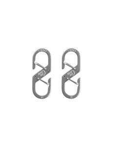 Nite Ize Z-Series Dual Carabiner #1 stainless 2 kpl