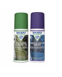 Nikwax Footwear Cleaning Gel + Fabric & Leather Proof 125 ml