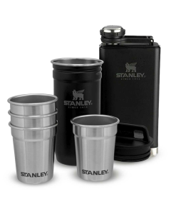 Taskumatti & Shottilasi -setti Adventure, Black