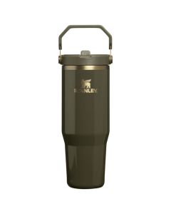 The IceFlow Flip Straw 2.0 Tumbler 30oz Peat Moss Gloss