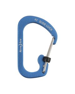 Carabiner SlideLock ALU #2, sininen