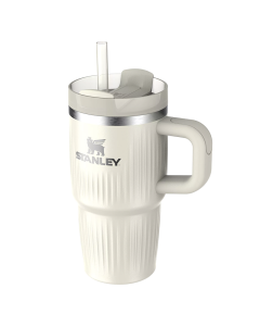 Stanley Cream Gloss Quencher H2.0 Flowstate™ Fluted Tumbler 0,6L